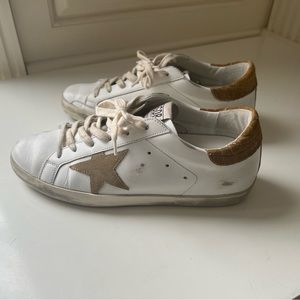 Golden Goose Superstar Suede Leather Court Sneaker size 39